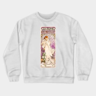 La dame, aux camelias, Sarah Bernhardt (1896) Crewneck Sweatshirt